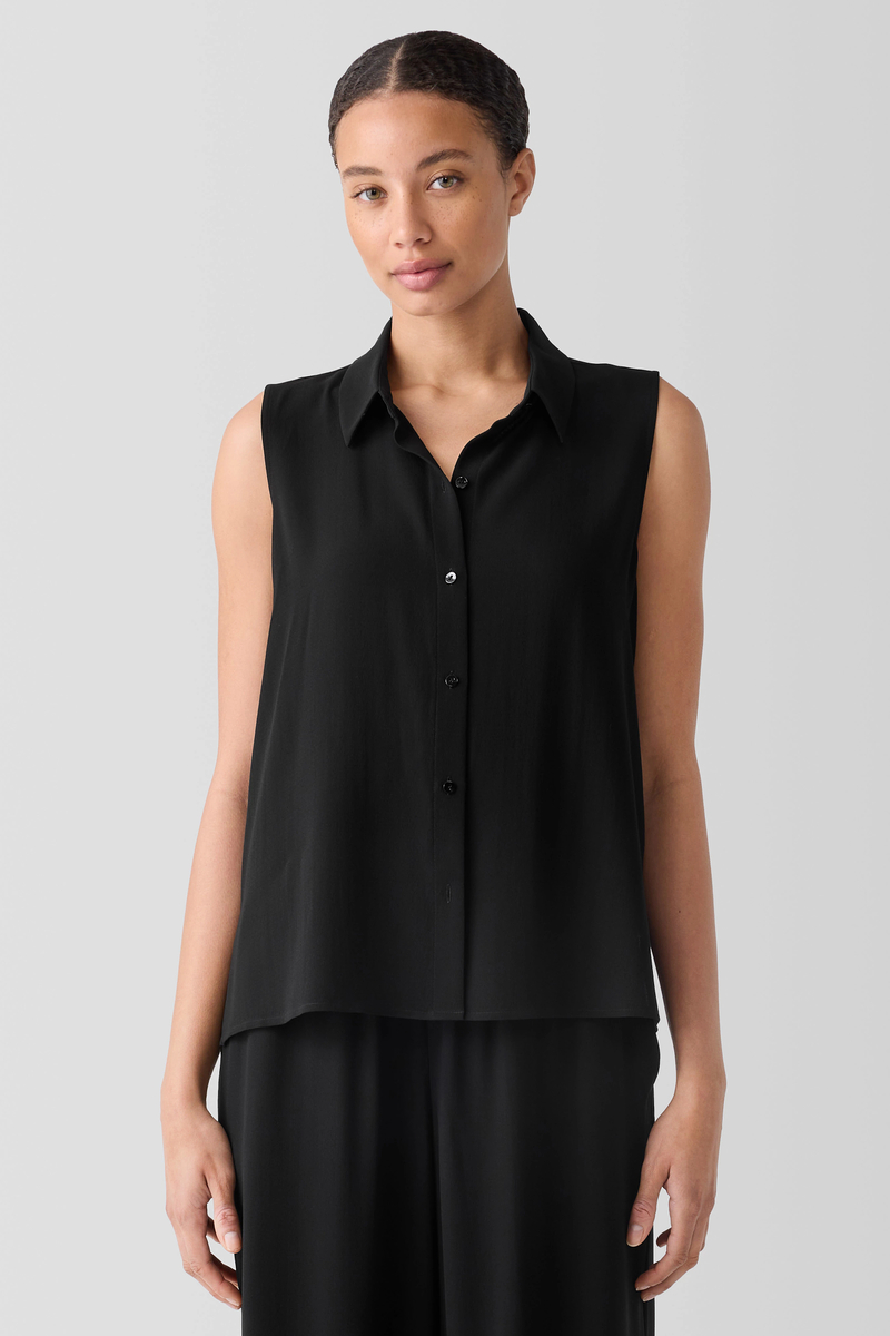 Washable Stretch Crepe Cargo Pant - Eileen Fisher Outlet