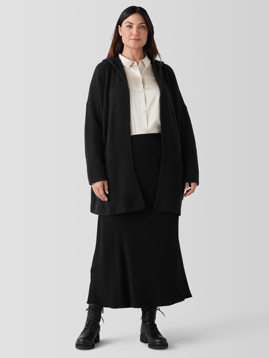 Cashmere Silk Bliss Hooded Cardigan - Eileen Fisher Outlet
