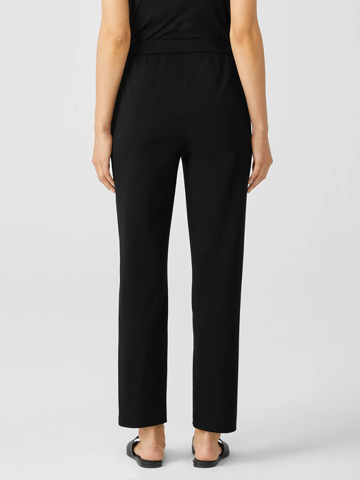 Cotton Ponte Slim Pant - Eileen Fisher Outlet