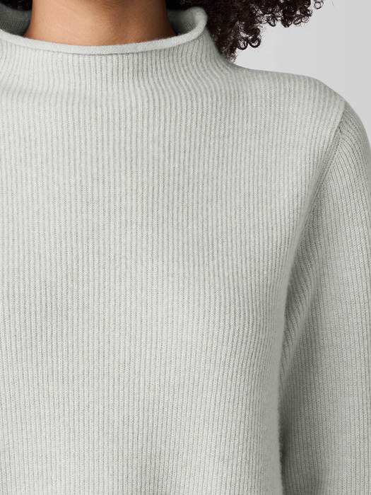 Italian Cashmere Funnel Neck Top - Eileen Fisher Outlet