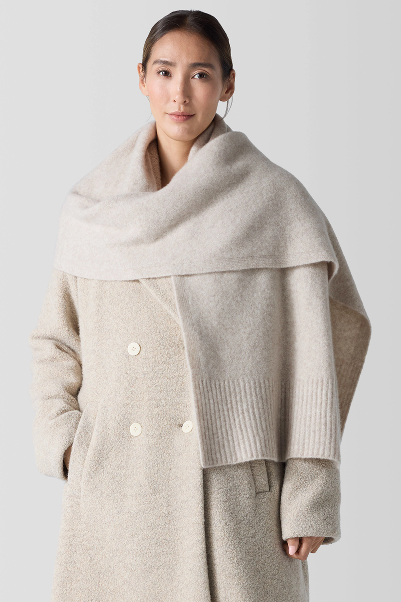 Textured Italian Leather Shopper Tote - Eileen Fisher Outlet