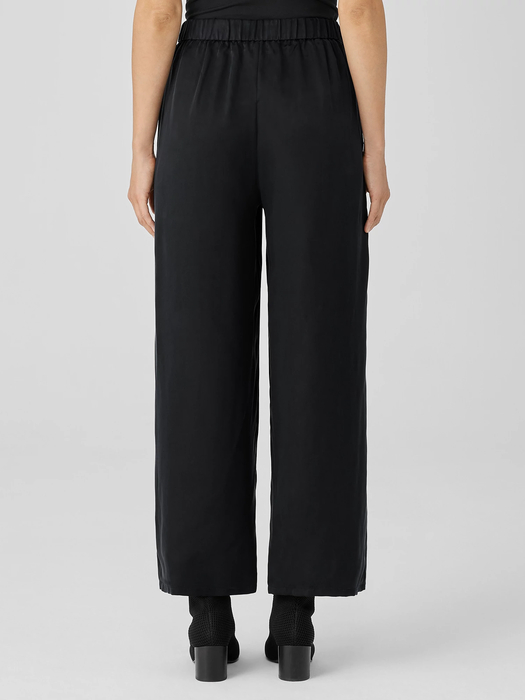 Sandwashed Cupro Wide-Leg Pant - Eileen Fisher Outlet