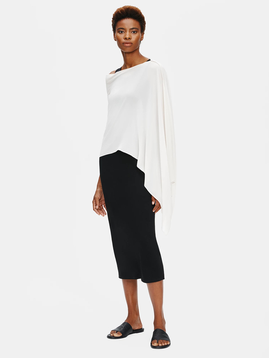 System Sheer Silk Georgette Wrap - Eileen Fisher Outlet
