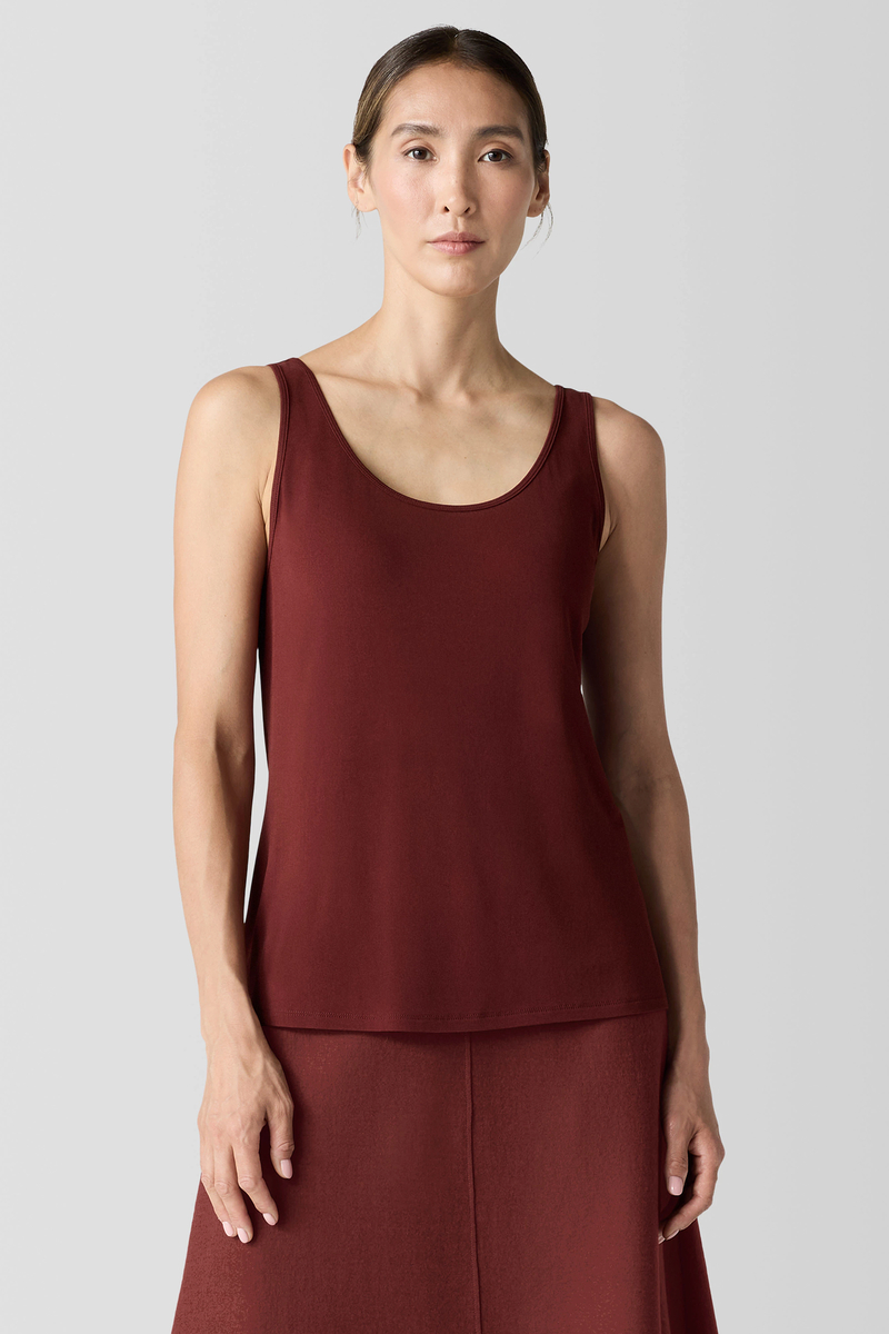 Crinkled Sheer Silk Georgette Classic Collar Shirt - Eileen Fisher Outlet