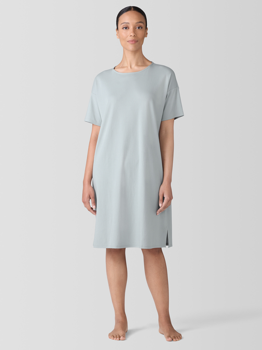 Organic Cotton Interlock Sleep Dress - Eileen Fisher Outlet