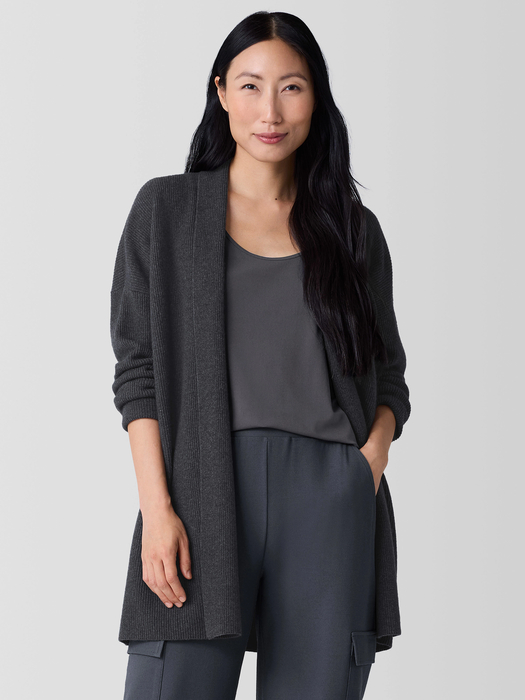 Italian Cashmere Long Cardigan - Eileen Fisher Outlet