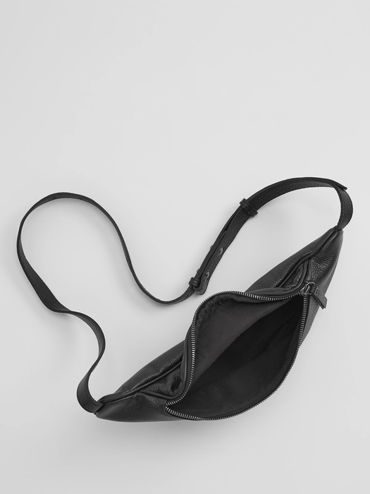 Textured Italian Leather Belt Bag - Eileen Fisher Outlet