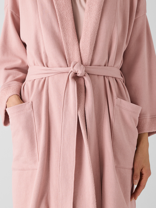 Lightweight Organic Cotton Terry Robe - Eileen Fisher Outlet