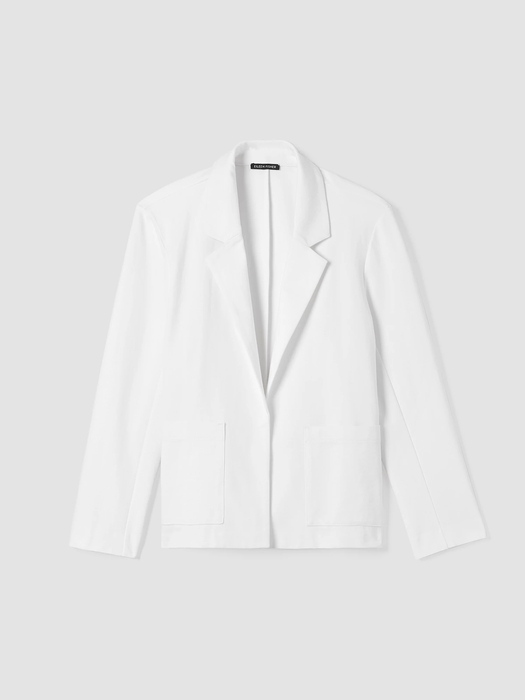 Cotton Ponte Blazer - Eileen Fisher Outlet