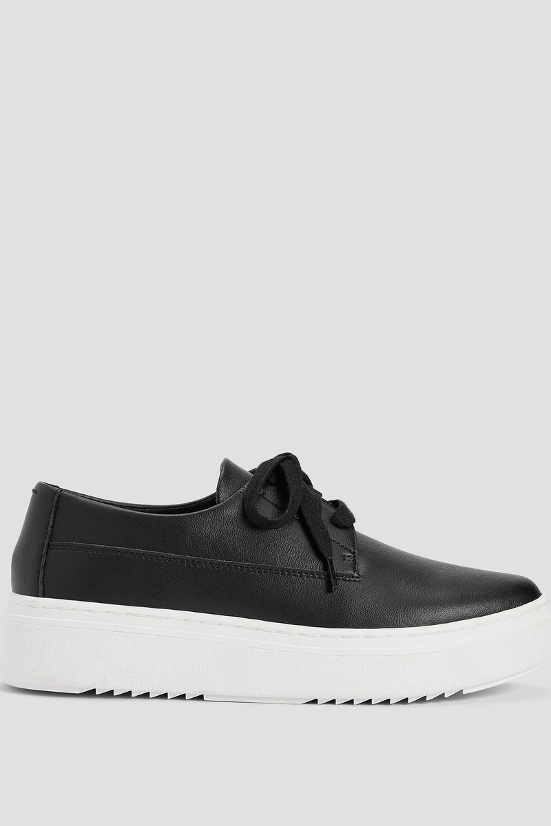 Prosper Platform Sneaker in Leather - Eileen Fisher Outlet