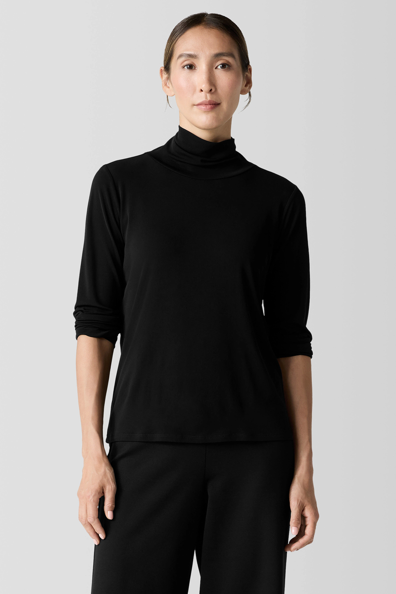 Washable Flex Ponte High-Waisted Pant - Eileen Fisher Outlet