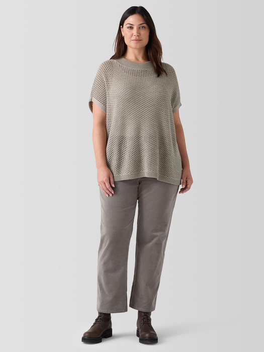 Organic Cotton Stretch Corduroy Straight Pant - Eileen Fisher Outlet