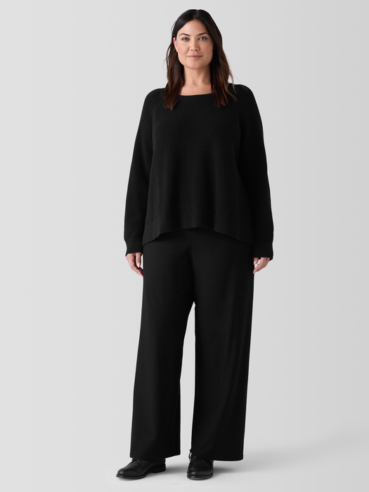 Washable Stretch Crepe Wide-Leg Pant - Eileen Fisher Outlet