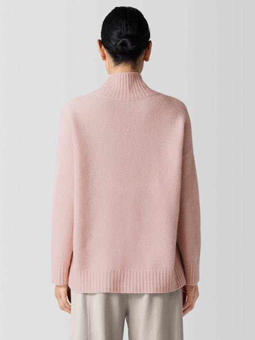 Cashmere Silk Bliss Turtleneck Box-Top - Eileen Fisher Outlet