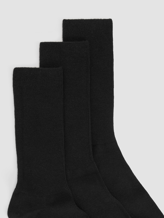 Cotton Trouser Sock 3-Pack - Eileen Fisher Outlet