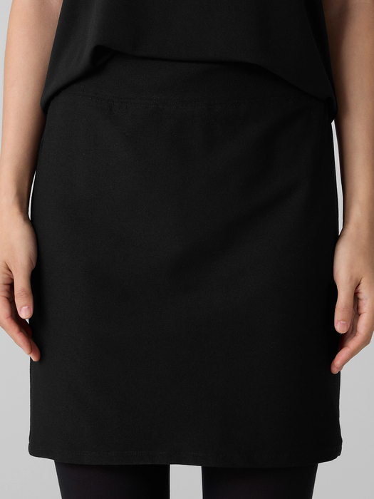 Washable Stretch Crepe Mini Skirt - Eileen Fisher Outlet