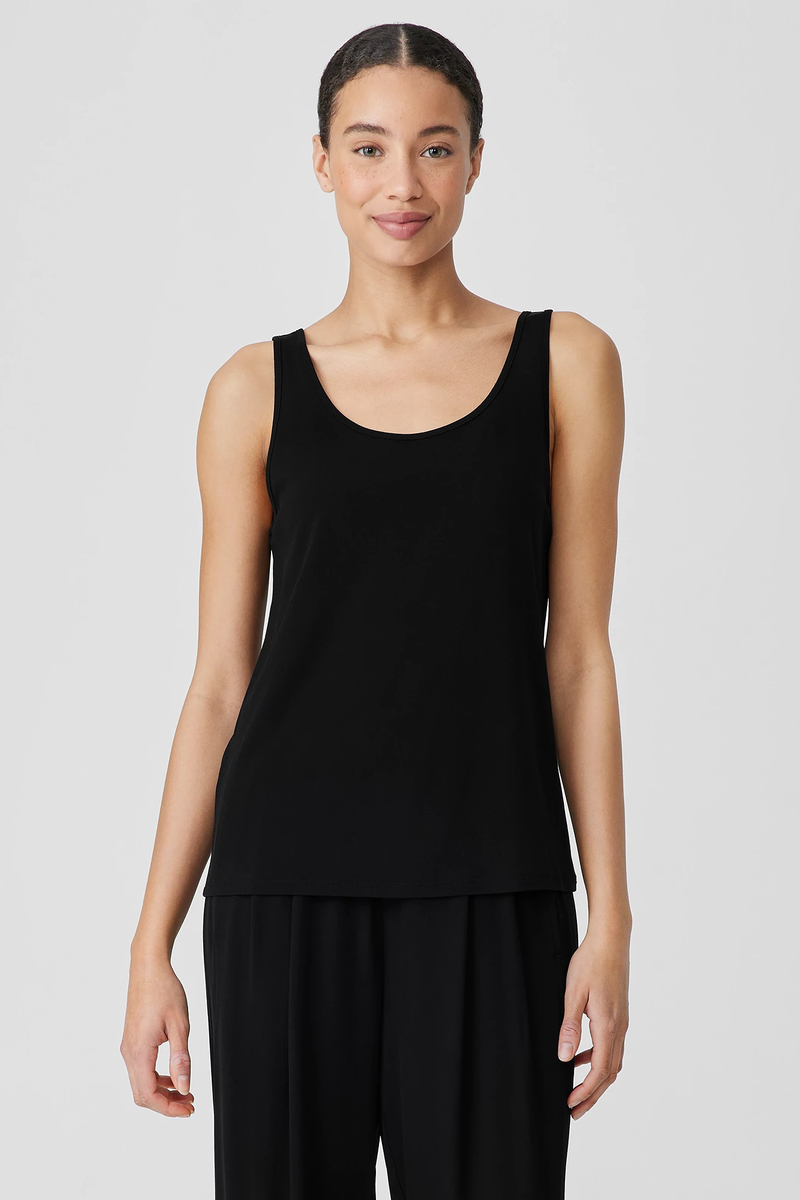 Sheer Silk Georgette High Collar Jacket - Eileen Fisher Outlet