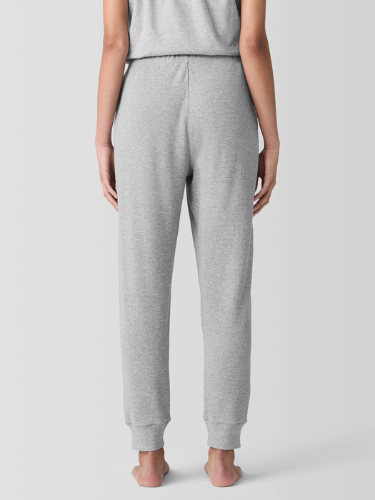 Mélange Organic Cotton Waffle Jogger Sleep Pant - Eileen Fisher Outlet