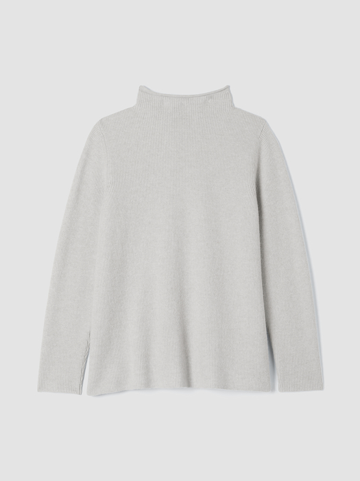 Italian Cashmere Funnel Neck Top - Eileen Fisher Outlet