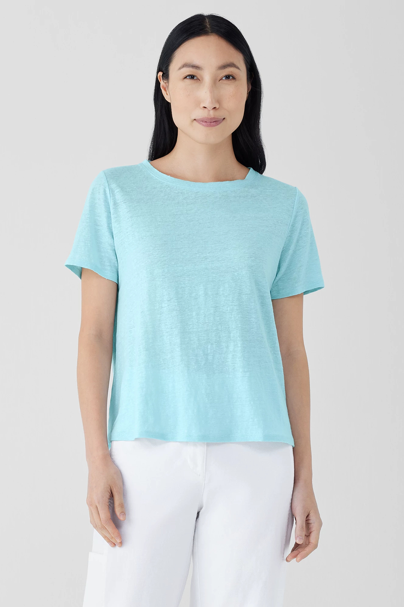 Pima Cotton Stretch Jersey Tapered Pant - Eileen Fisher Outlet