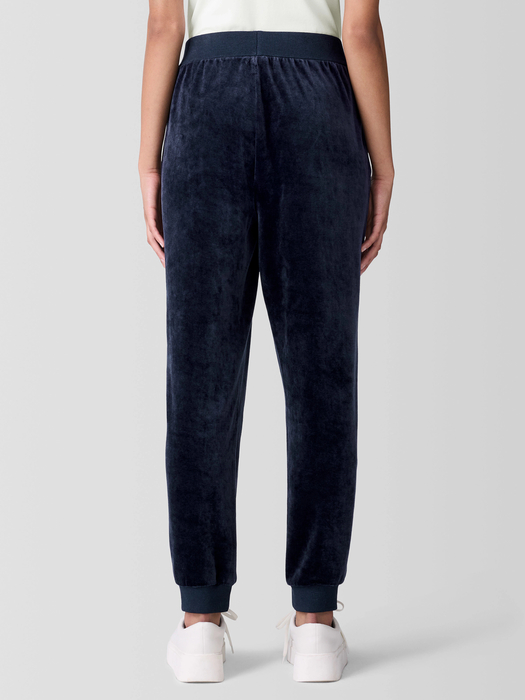 Cozy Velour Knit Jogger Pant - Eileen Fisher Outlet