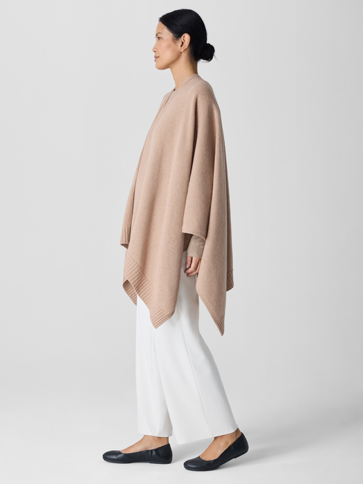 Recycled Cashmere Wool Poncho - Eileen Fisher Outlet
