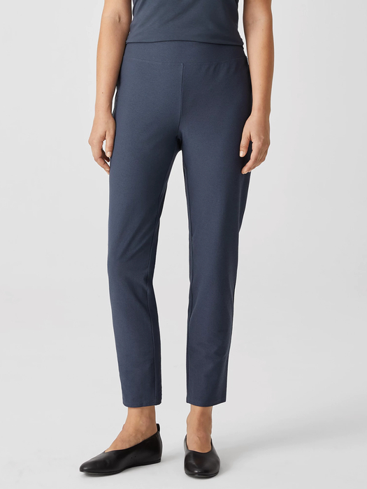 Washable Stretch Crepe High Waisted Pant - Eileen Fisher Outlet