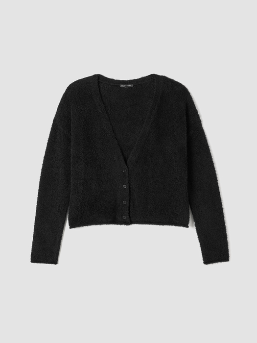 Organic Cotton Eyelash Cardigan - Eileen Fisher Outlet