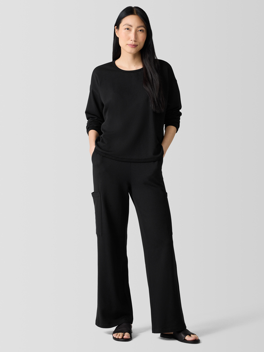 Cozy Brushed Terry Hug Cargo Pant - Eileen Fisher Outlet