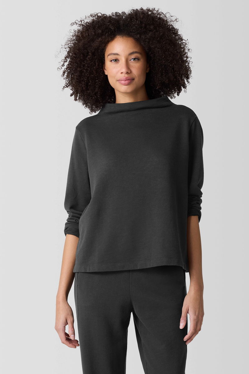 Garment-Dyed Terry Slouchy Pant - Eileen Fisher Outlet