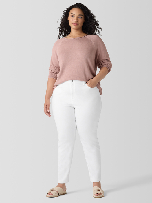 Organic Cotton Denim Slim Jean - Eileen Fisher Outlet
