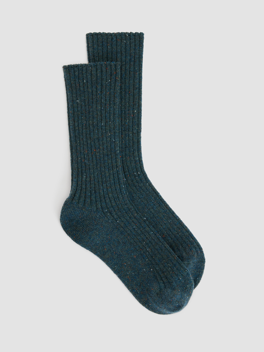 Donegal Merino Rib Crew Sock - Eileen Fisher Outlet