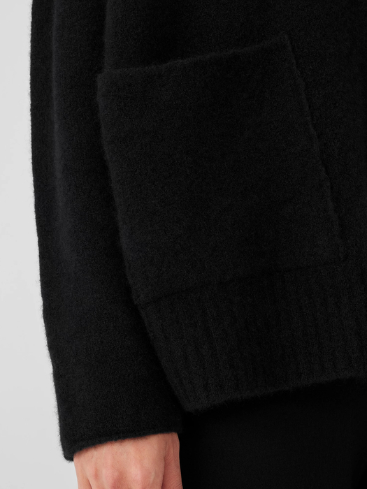 Cashmere Silk Bliss Shawl Collar Cardigan - Eileen Fisher Outlet