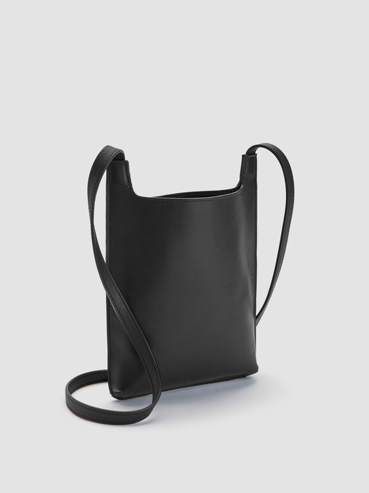 Italian Leather Crossbody Bag - Eileen Fisher Outlet
