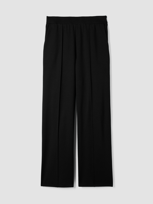 Washable Flex Ponte PintuckWide Pant - Eileen Fisher Outlet