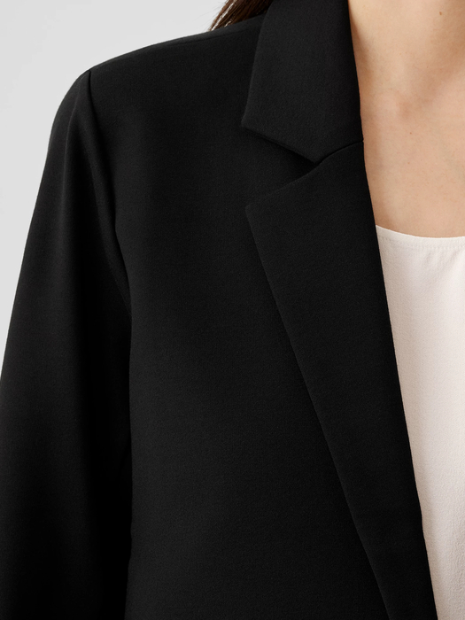 Washable Flex Ponte Notch Collar Blazer - Eileen Fisher Outlet