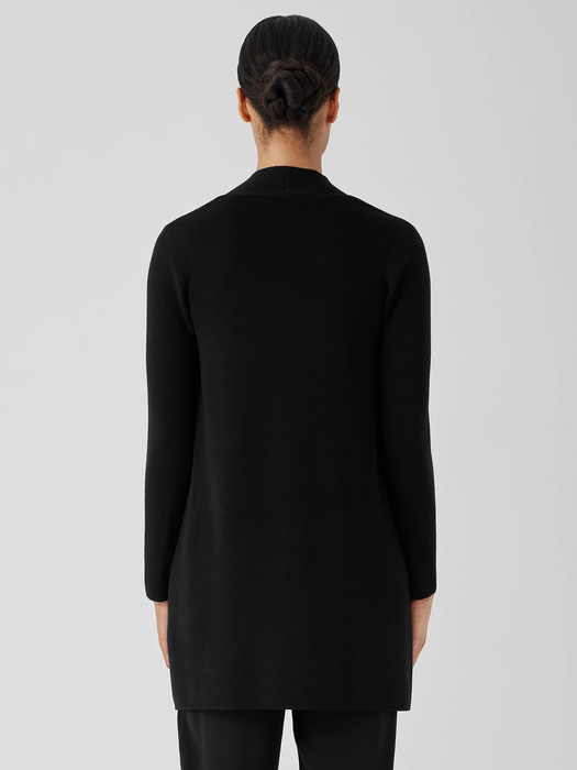 Fine MerinoCardigan in Regenerative Wool - Eileen Fisher Outlet
