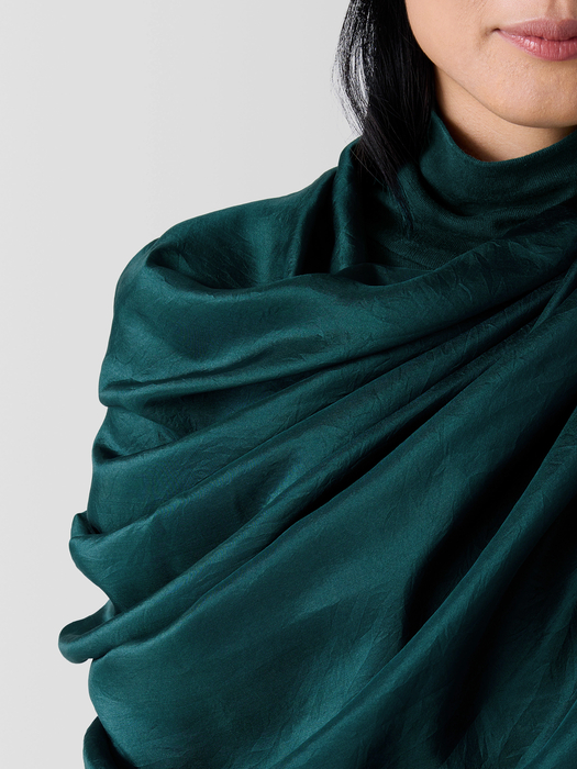 Washed Silk Parachute Scarf - Eileen Fisher Outlet