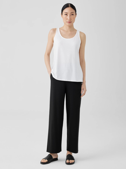 Stretch Jersey Knit Straight Pant - Eileen Fisher Outlet