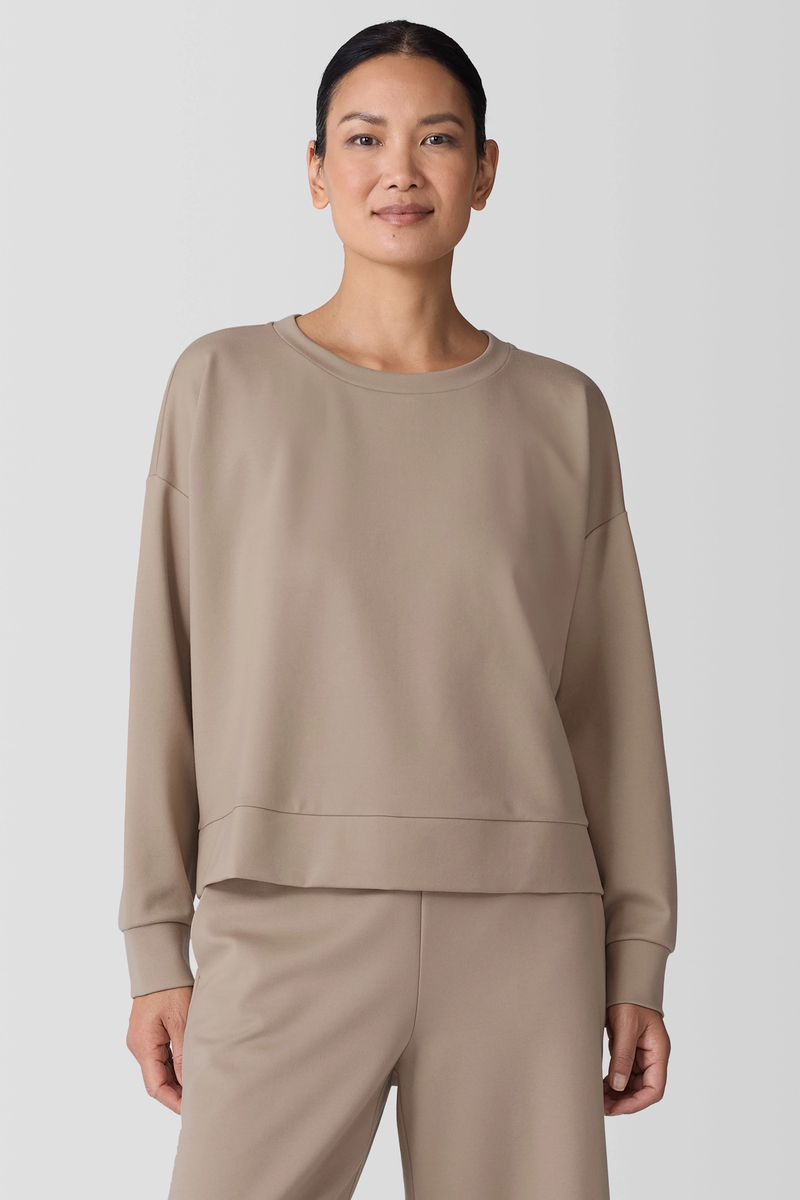 Lightweight Ponte Wide-Leg Pant - Eileen Fisher Outlet