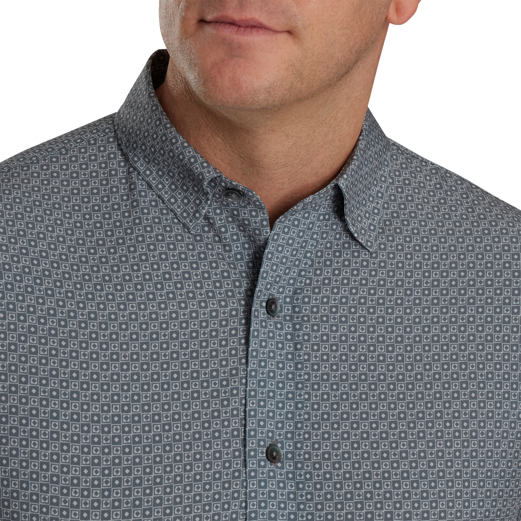 Geo Check Woven