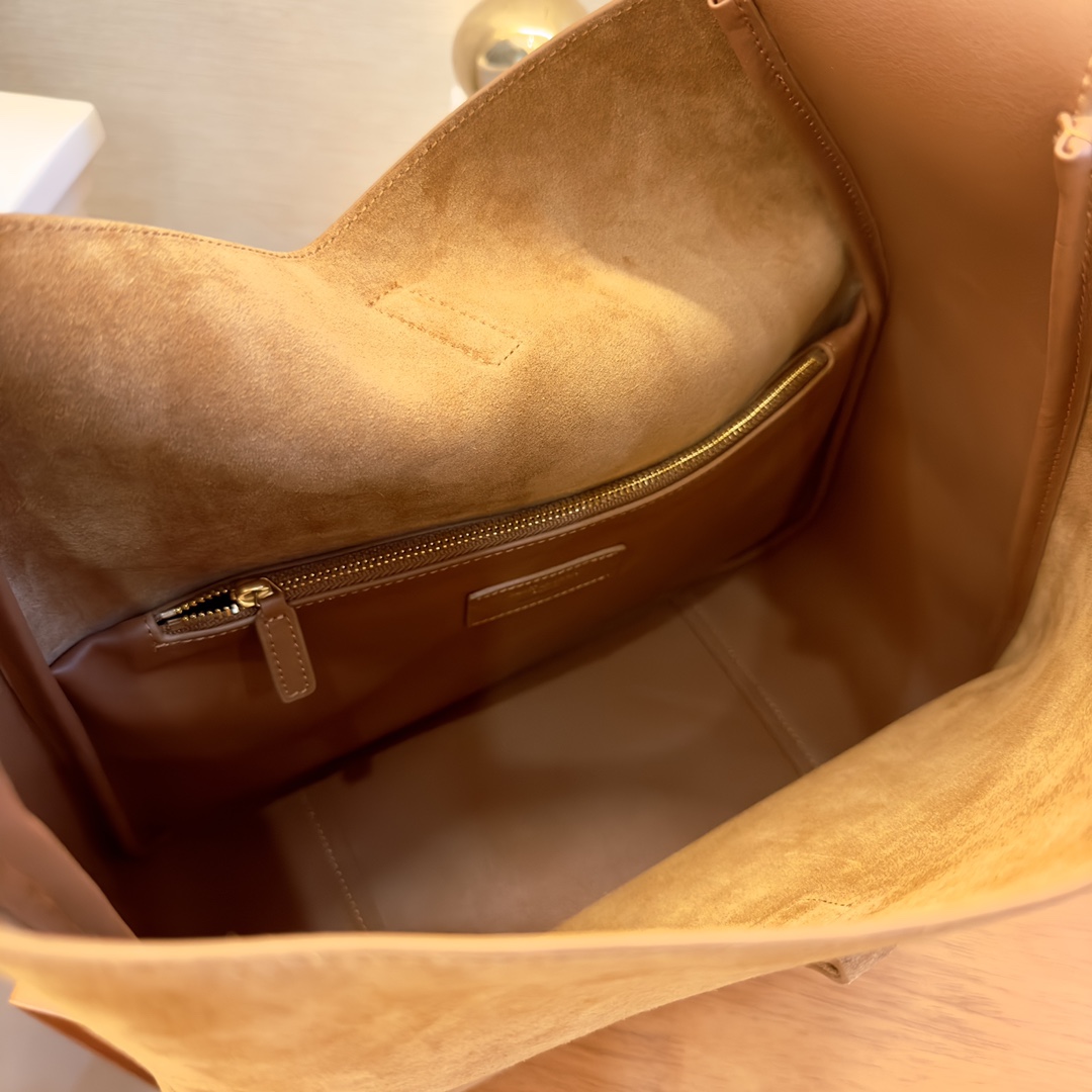 Saint Laurent Large Suede Hobo Underarm Bag