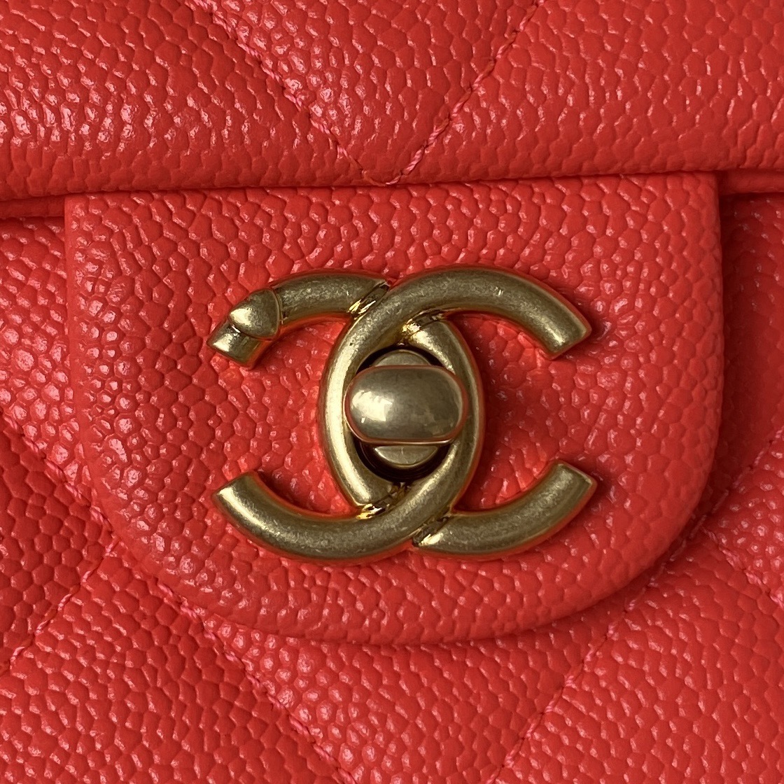 Chanel Unique Style Caviar Leather Crossbody Bag