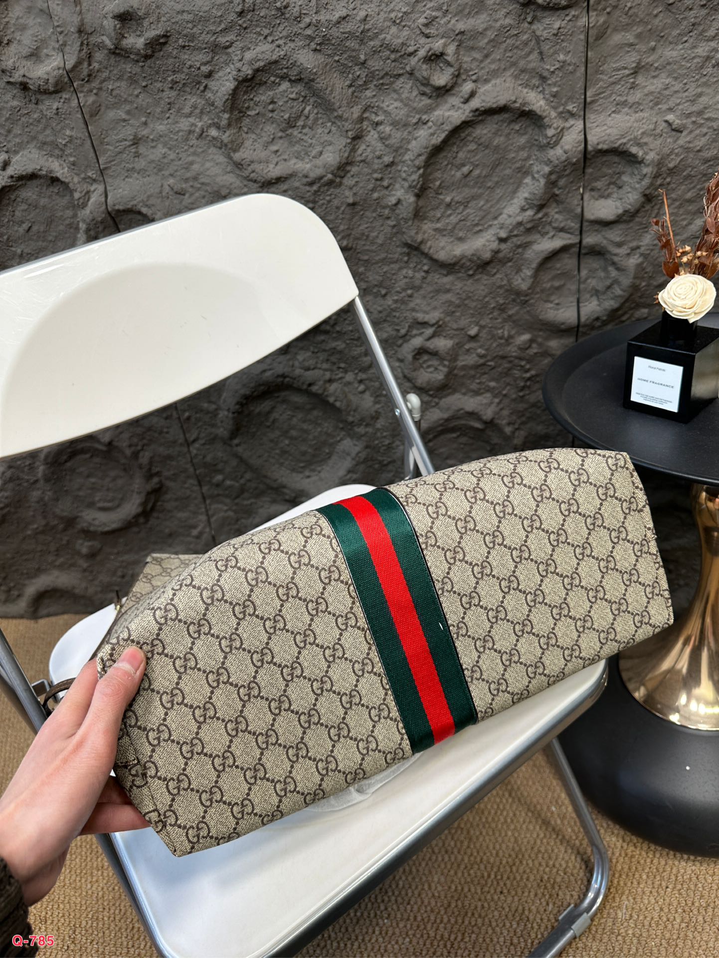 Gucci Ophidia Leather Tote Bag