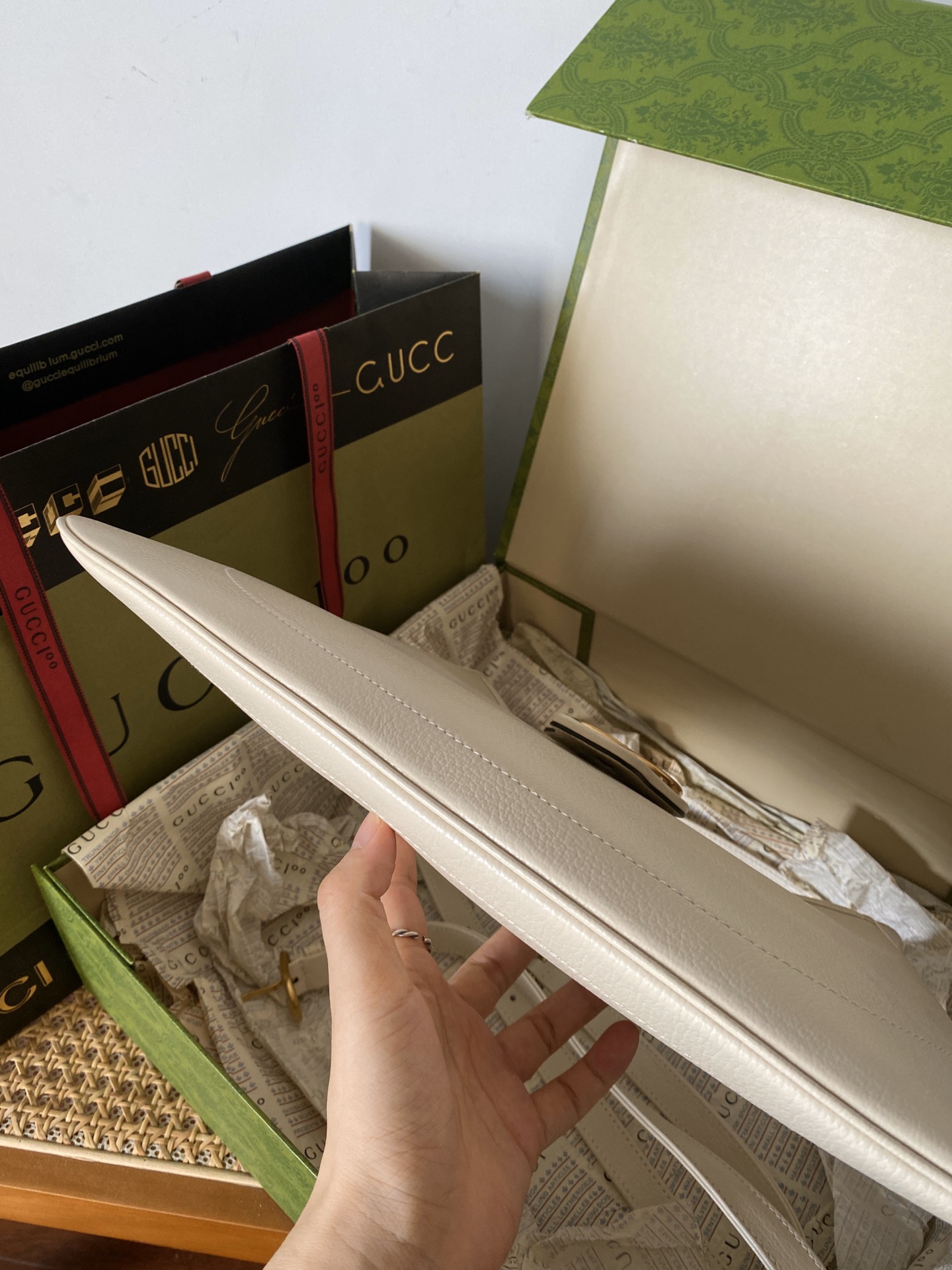 Gucci Soft Leather Underarm Bag