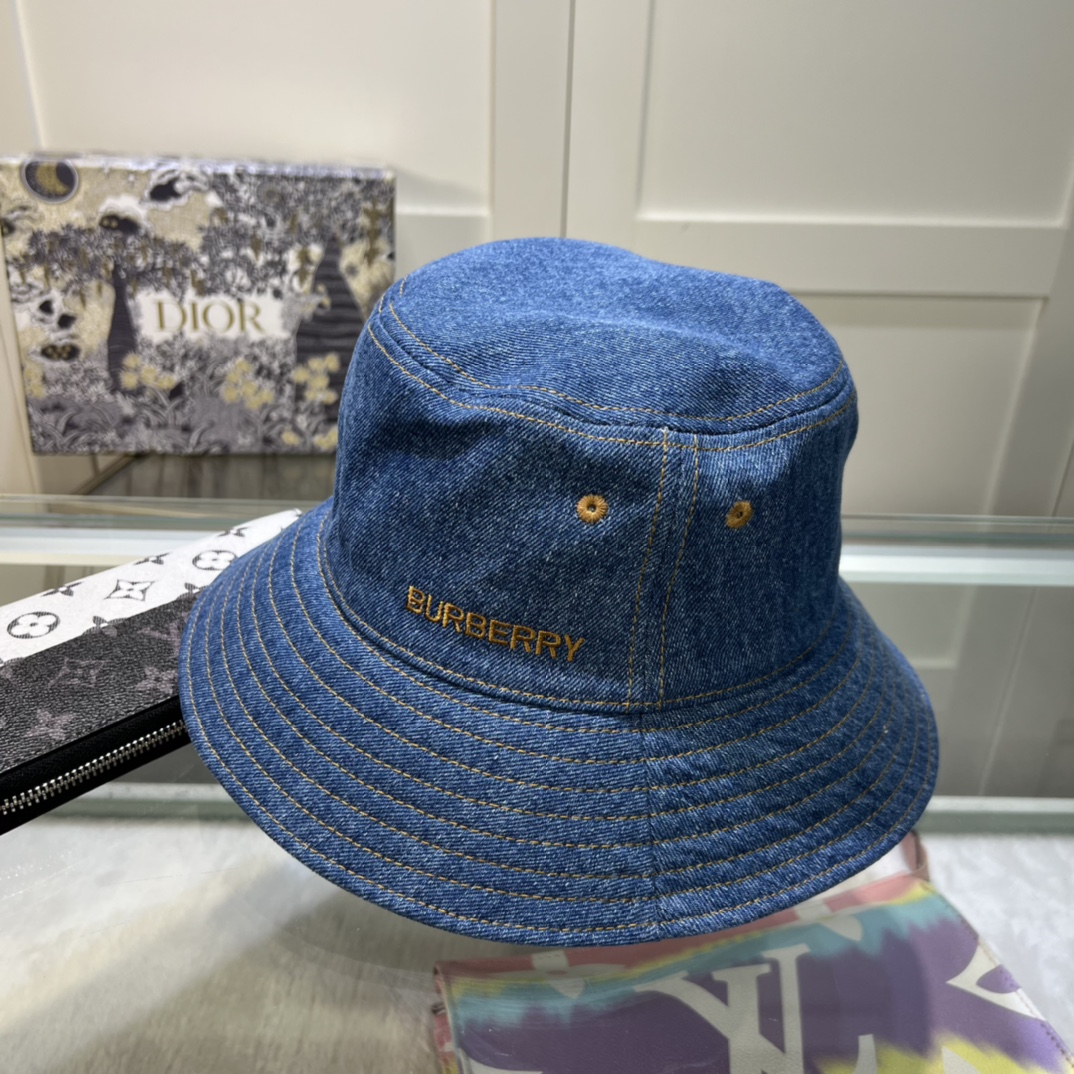 Burberry Denim Fisherman Hat