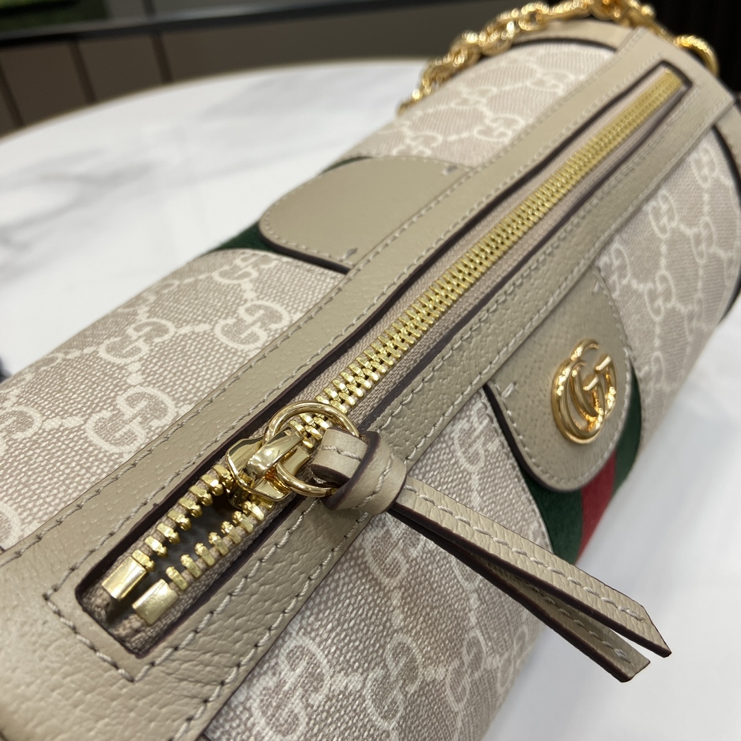 Gucci Ophidia Chain Cylinder Bag