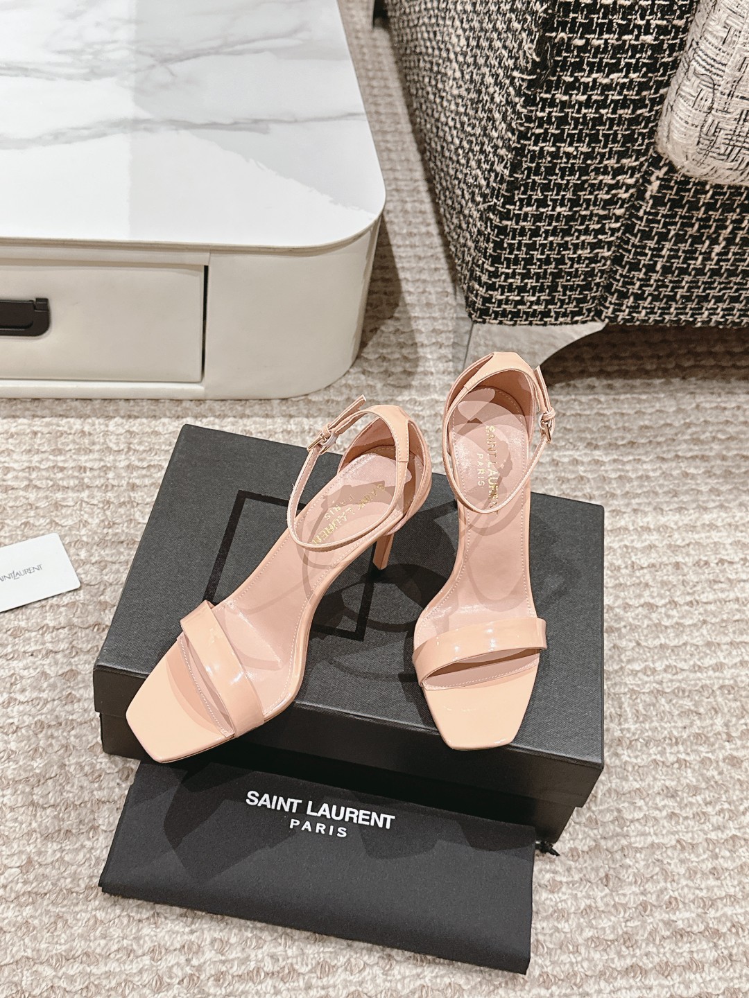 Saint Laurent Peekaboo High Heels