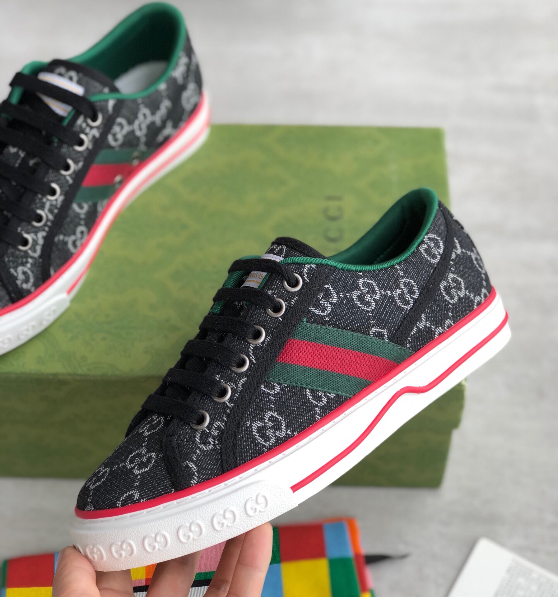 Gucci Classic Leather Sneakers/Flat Shoes