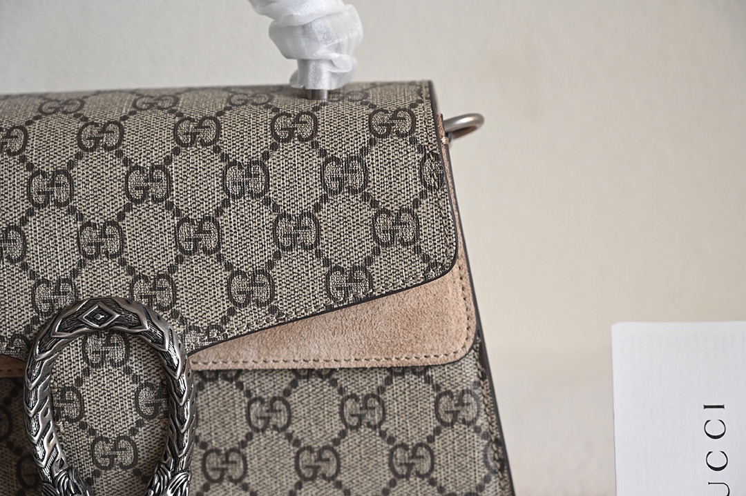 Gucci Classic Vintage-Inspired Leather Handbag